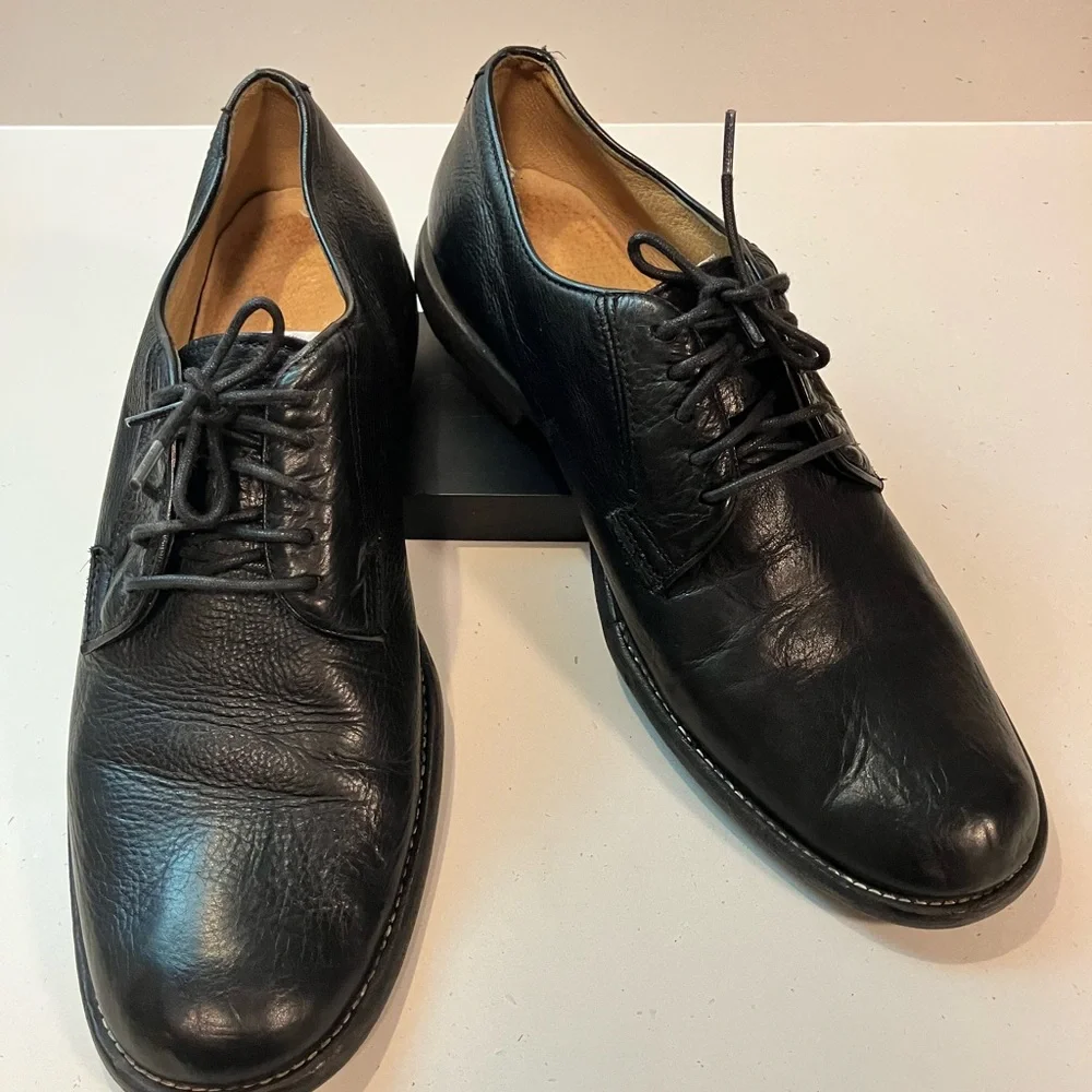 Frye vintage Men's Black Leather derby Shoes